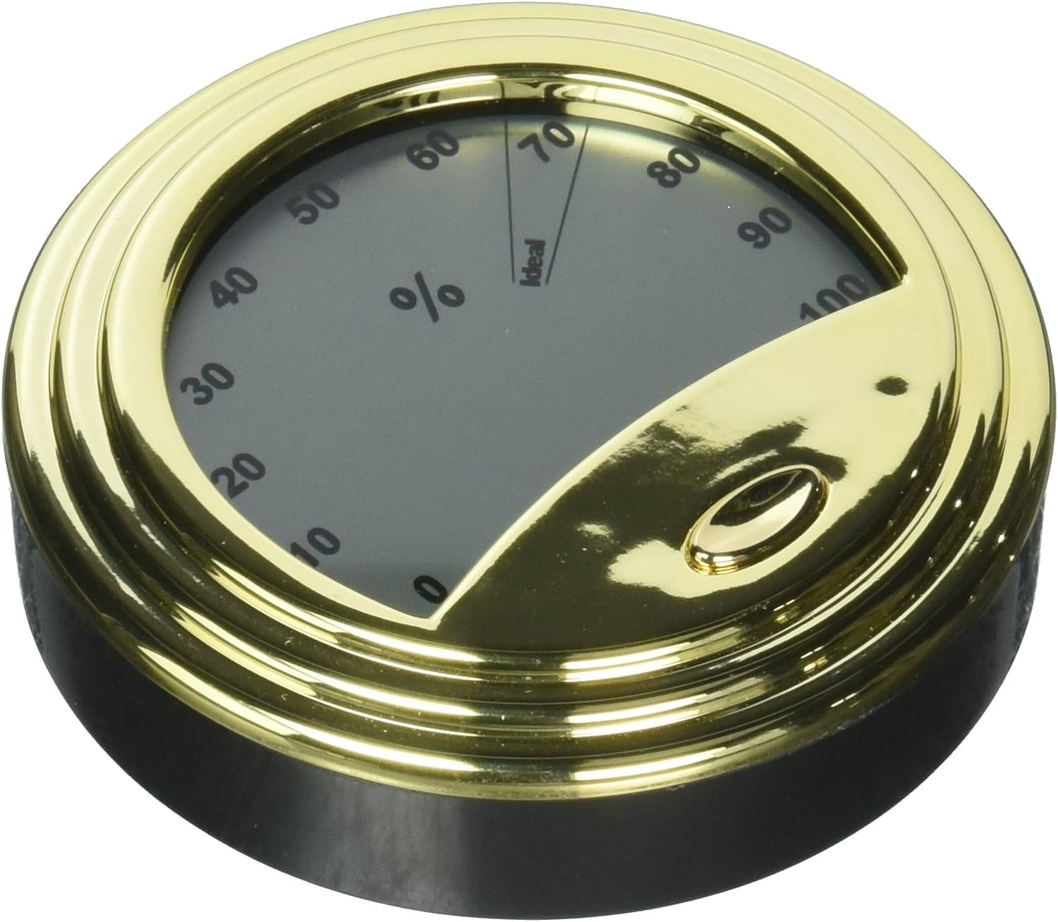 Round Digital Hygrometer & Thermometer Digital With Analog Readout Trim 1 Count