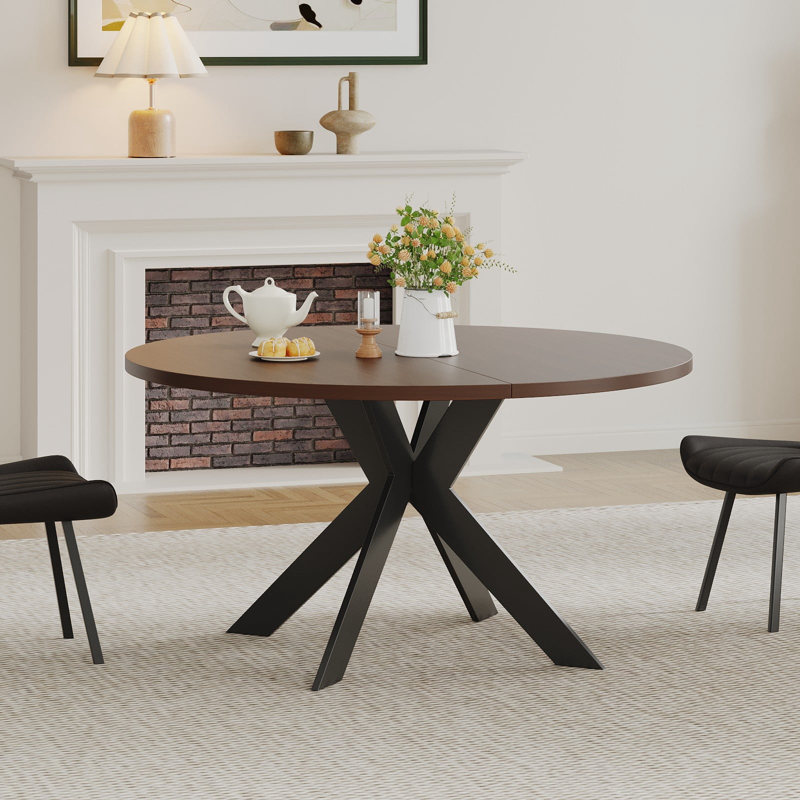 Round Dining Table, 115cm