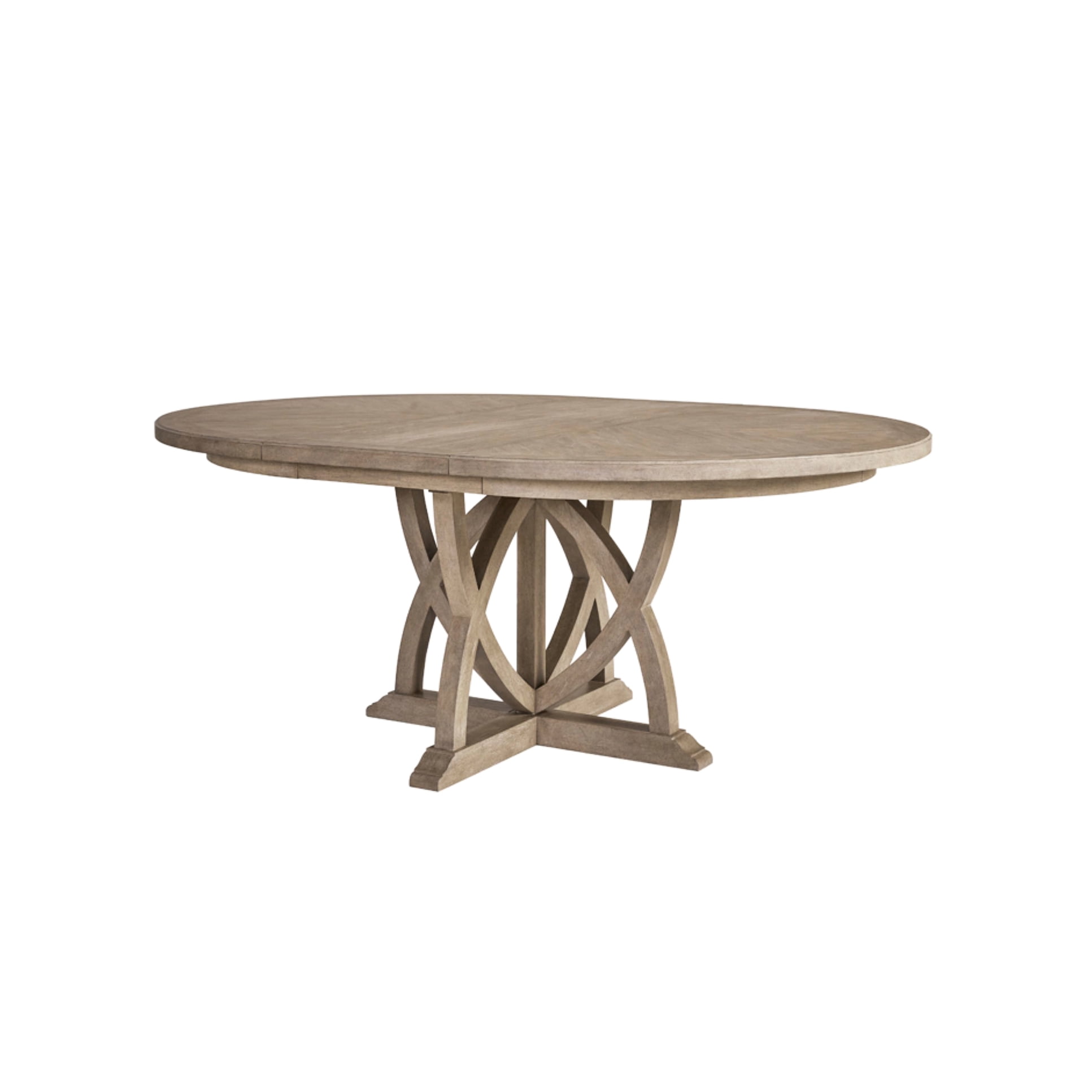 Kitchen Table Without Rug Round Dining Table With Expandable Option, 71.5