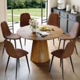 Round Dining Table, Small Round Dining Room Table 45 Inch, Round
