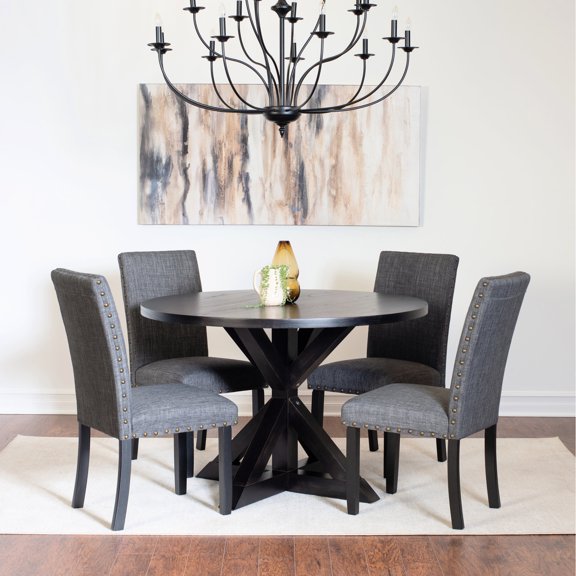 Round Dining Table - Spacious Surface - Group Dinners - Smooth Interaction