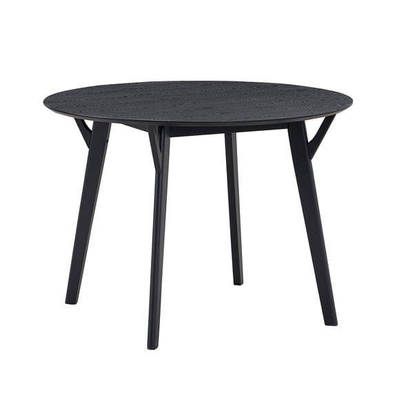 Round Dining Table for Restaurant | Accommodates 4 Comfortably | Solid Wood and MDF Combination | Easy to Install and Space-Saving