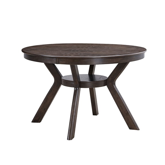 Round Dining Table with Easy Assembly / Quick Setup, Suitable for Many Settings