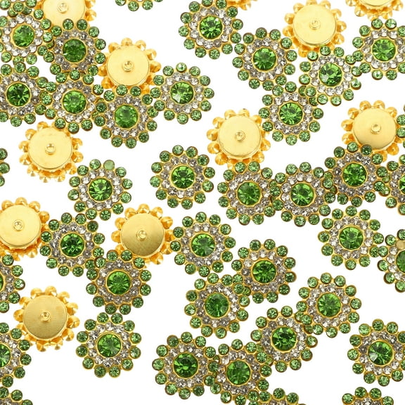 Round Disc Drill Ornament Vintage Decor DIY Making Accessories Pants Shiny Rhinestones Embellishments Craft