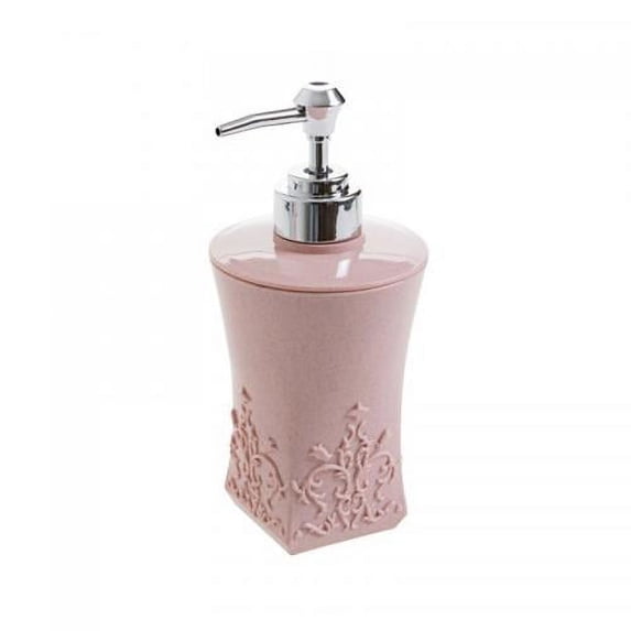Round Dispenser Bottle Bathroom Shampoo Body Soap Bottle Large-capacity Smooth Liquid Soap Dispenser Bottle Empty Pink
