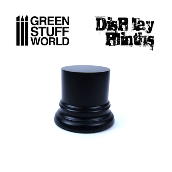 Green Stuff World Round Display Plinth - 4.5cm (Black) New