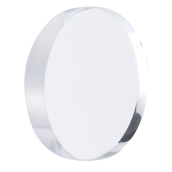 Round Display Stand Clear Acrylic Risers Transparent Block Polished Decorative Jewelry Ring Ball Showcase Base Pedestal