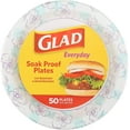 thumbnail image 1 of Round Disposable Paper Plates 10 in, Blue Flower|Soak Proof, Cut Proof, Microwave Safe Heavy Duty Paper Plates 10"|50 Count Bulk Paper Plates, Paper Plates 10 Inch, Bulk for Parties and Occasions, 1 of 4