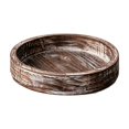 thumbnail image 1 of Round Distressed Wood Candle Tray, Rustic Farmhouse Decor for Coffee Table, Bathroom Vanity & Home Centerpieces, Candle Holder Tray Home Decor - 7.5 Inch, 1 of 7