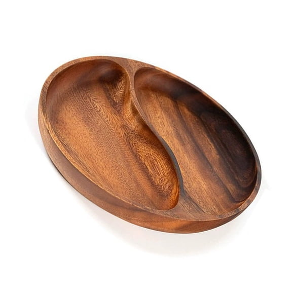 Round Divided Servings Tray Nut Holder Serving Dishes Dried Fruit Tray Appetizers Tray Platters Easy to Clean