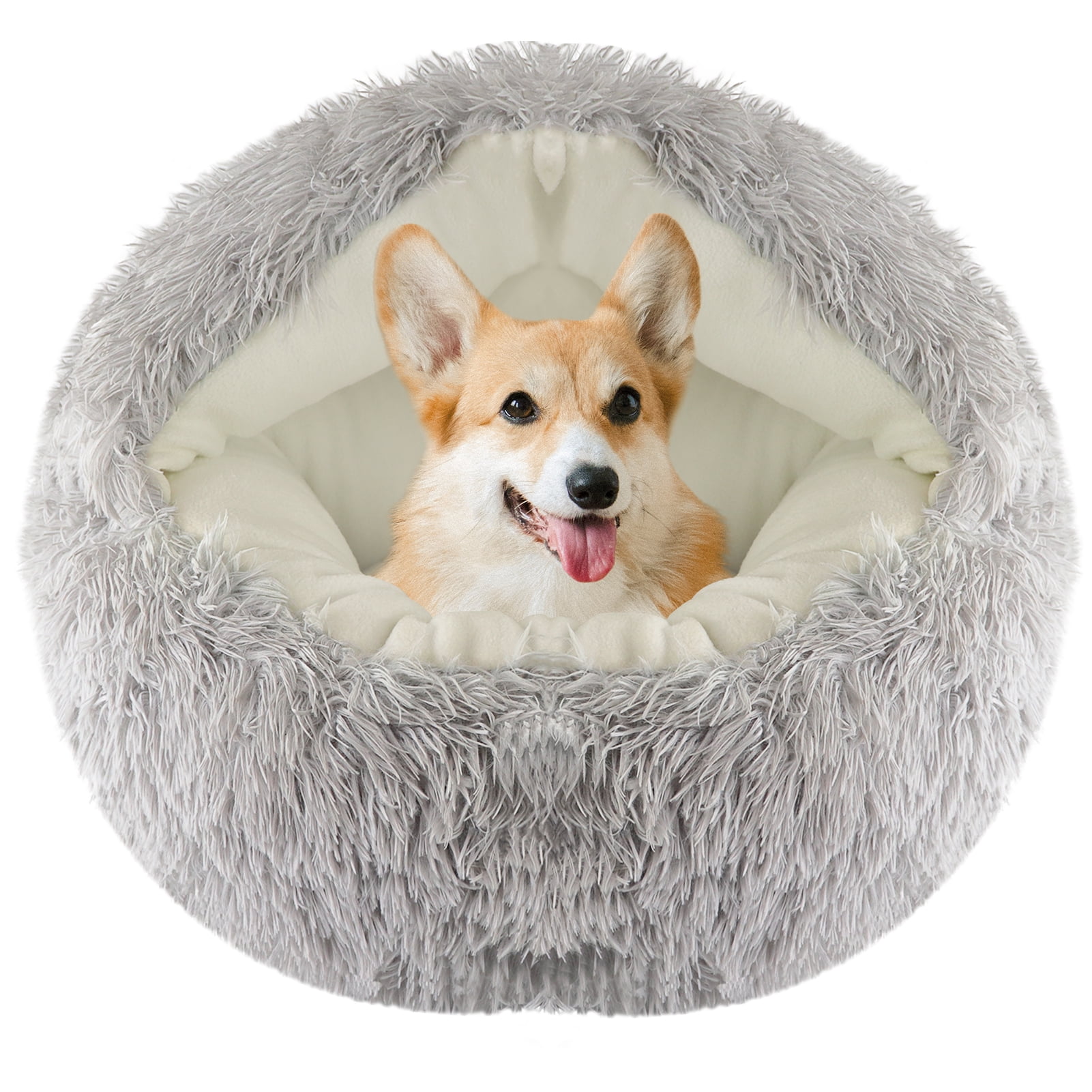 Round Dog Cave Bed Self Warming Dog Bed, Pet Bed, Cat Bed, Pet House