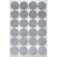 thumbnail image 1 of Round Dot Sticker Silver Glitter Label ( 1 inch 25 mm ) - Dot Sparkly  one inch circular - 120 pack by Royal Green, 1 of 8