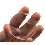 Round Double Convex Optical Glass Lens - 2" 50mm Diameter - 200mm Focal Length - 4.5mm Thick Approx. - Eisco Labs
