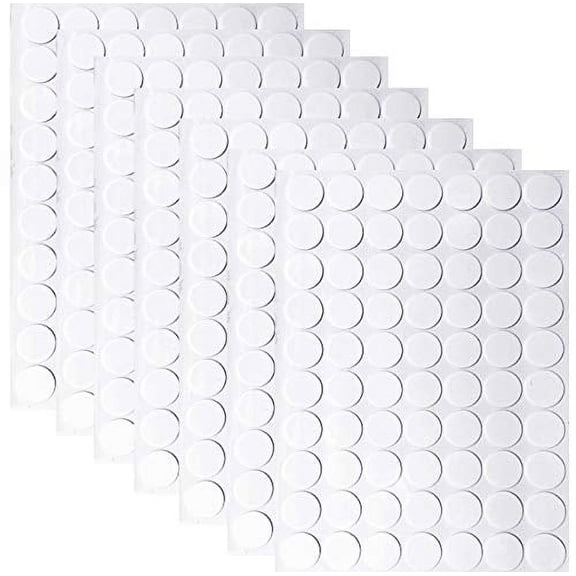 Round Double-Sided Removable Clear Sticky Tack Putty, 490 Count