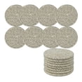 thumbnail image 1 of Round Drink Coasters Absorbent Coasters Woven Braided Coasters for Coffee Table Bar Rustic Home Decor Housewarming Gift 8 Piece Set with Holder, 1 of 9