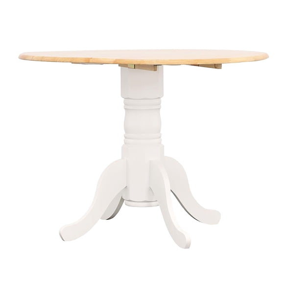Round Drop - Leaf Table with 300 lbs Weight Limit / Strong for Hosting Dinners