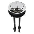Round Dual Flush Toilet Tank Button Flush Toilet Tank Valve Bathroom