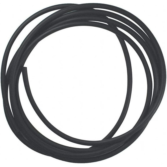 Round EPDM Rubber Cord Stock, 1/2" Dia, 10 Ft, 70 Durometer, Black EPDM CSEPDM-1/2-10 - 1 Each