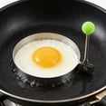 thumbnail image 1 of Round Egg Ring, Non-Stick Egg Rings with Heat-Resistant Handles, Fun Shapes for Breakfast, 1 of 4