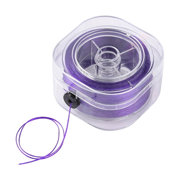 Round Elastic Crystal String Elastic Beading Thread for Stretch Bracelet Making Indigo 0.8mm about 98.43 Yards(90m)/Box
