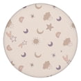 thumbnail image 1 of Round Elastic Tablecloth - Cute Cartoon Waterproof Fitted Table Cover for Kids, Windproof & Spill-Proof with Fun Rainbow Animals Design (44 inches), 1 of 5