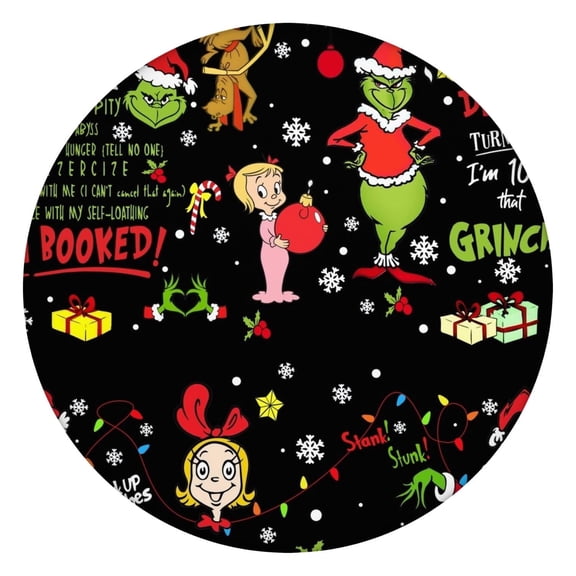 Round Elastic Tablecloth,Reusable Washable Table Cover,Table Cloth Fits 36"-44" Round Tables for Dinner Outdoor Picnic Flowers