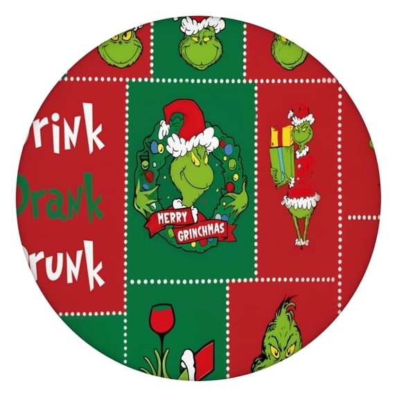 Round Elastic Tablecloth,Reusable Washable Table Cover,Table Cloth Fits 36"-44" Round Tables for Dinner Outdoor Picnic Flowers