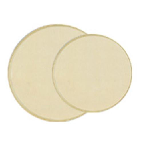 Round Electric Stovetop Burner Cover Set of 4, Almond