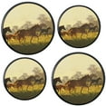thumbnail image 1 of Round Electric Stovetop Burner Cover Set of 4, Horses, 1 of 4