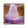thumbnail image 1 of Round Elegant Lace Hanging Bedding Mosquito Net Dome Top Princess Bed Canopy Netting for beds Girls, 1 of 1