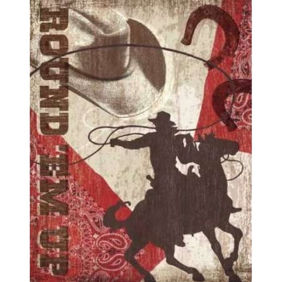 Round Em Up Poster Print by Tandi Venter