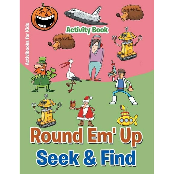 Round 'Em Up Seek and Find Activity Book, (Paperback)