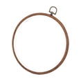 thumbnail image 1 of Round Embroidery Hoop Rubber Embroidery Hoop for Display Imitated Ornament for Craft Sewing DIY Hanging, 1 of 8