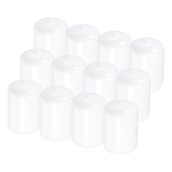Round End Caps Rubber Cover 26mm Vinyl Screw Protector for Screw Bolt Pipe Tubing 20pcs
