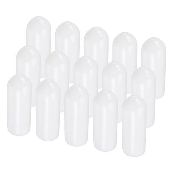 Round End Caps Rubber Cover 3/16" Vinyl Screw Protector for Screw Bolt Pipe Tubing 200pcs