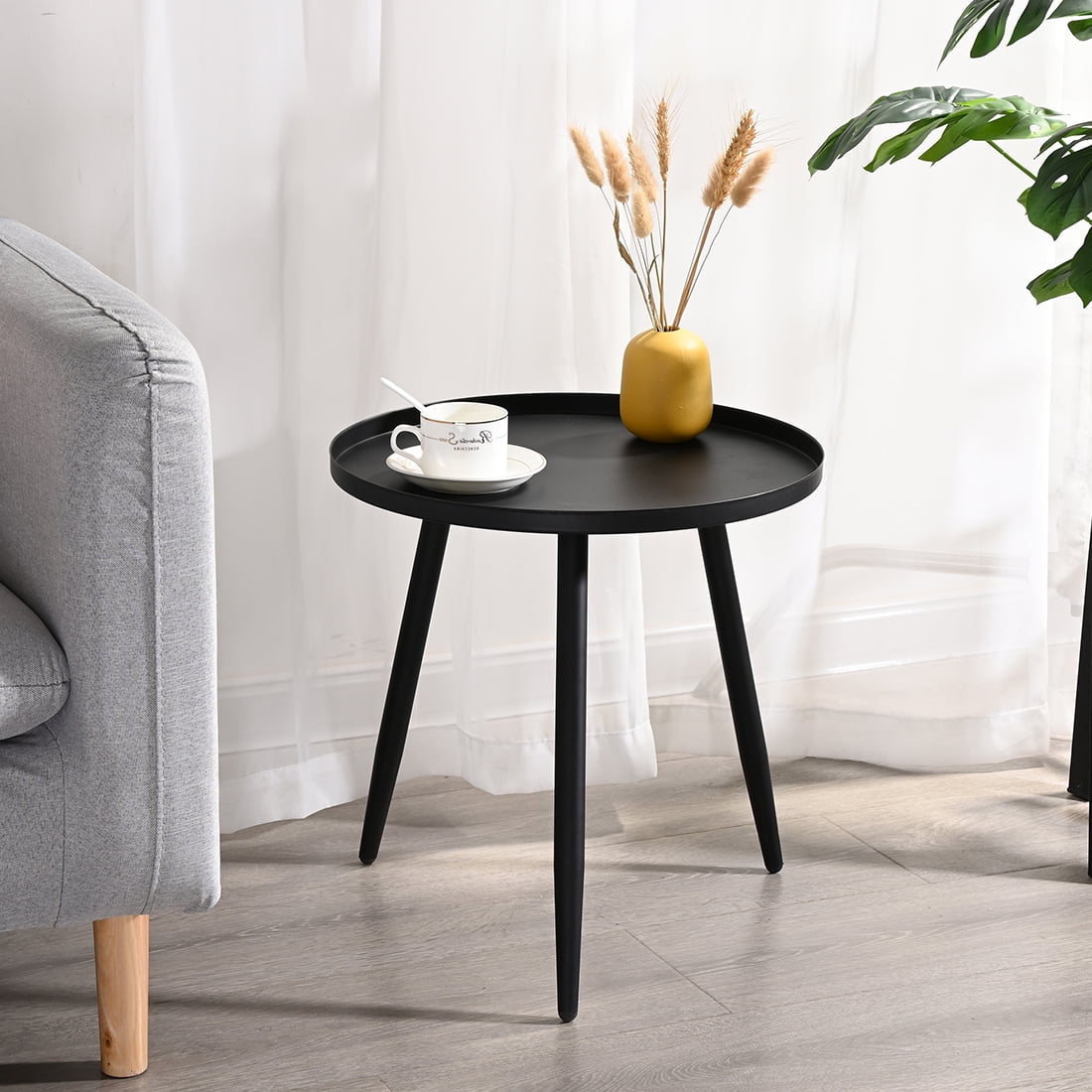 Round End Table, 17.7