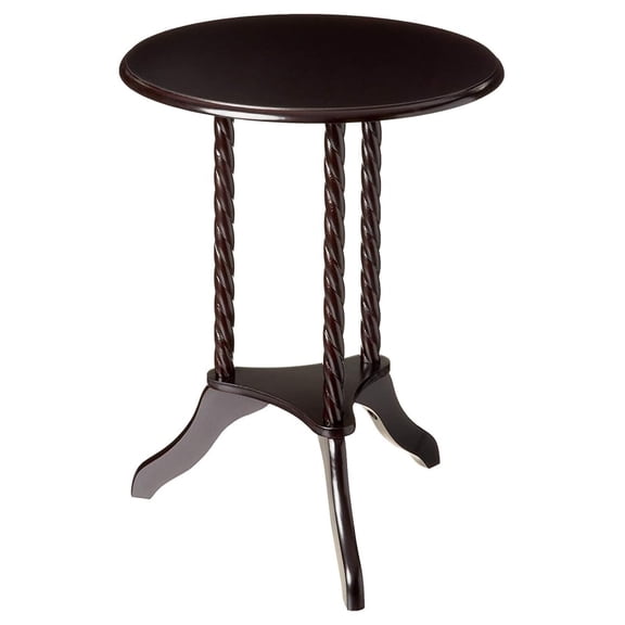 Round End Table, Frenchi Home Furnishing Accent Table, Small Side Table for Living Room, Bedroom, Coffee Table, Modern Minimalist Design, 22 inch