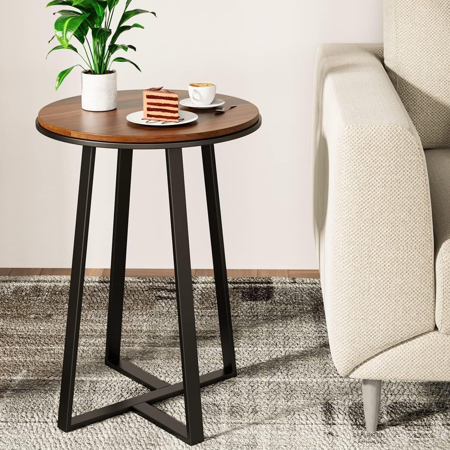 Tall skinny side table discount