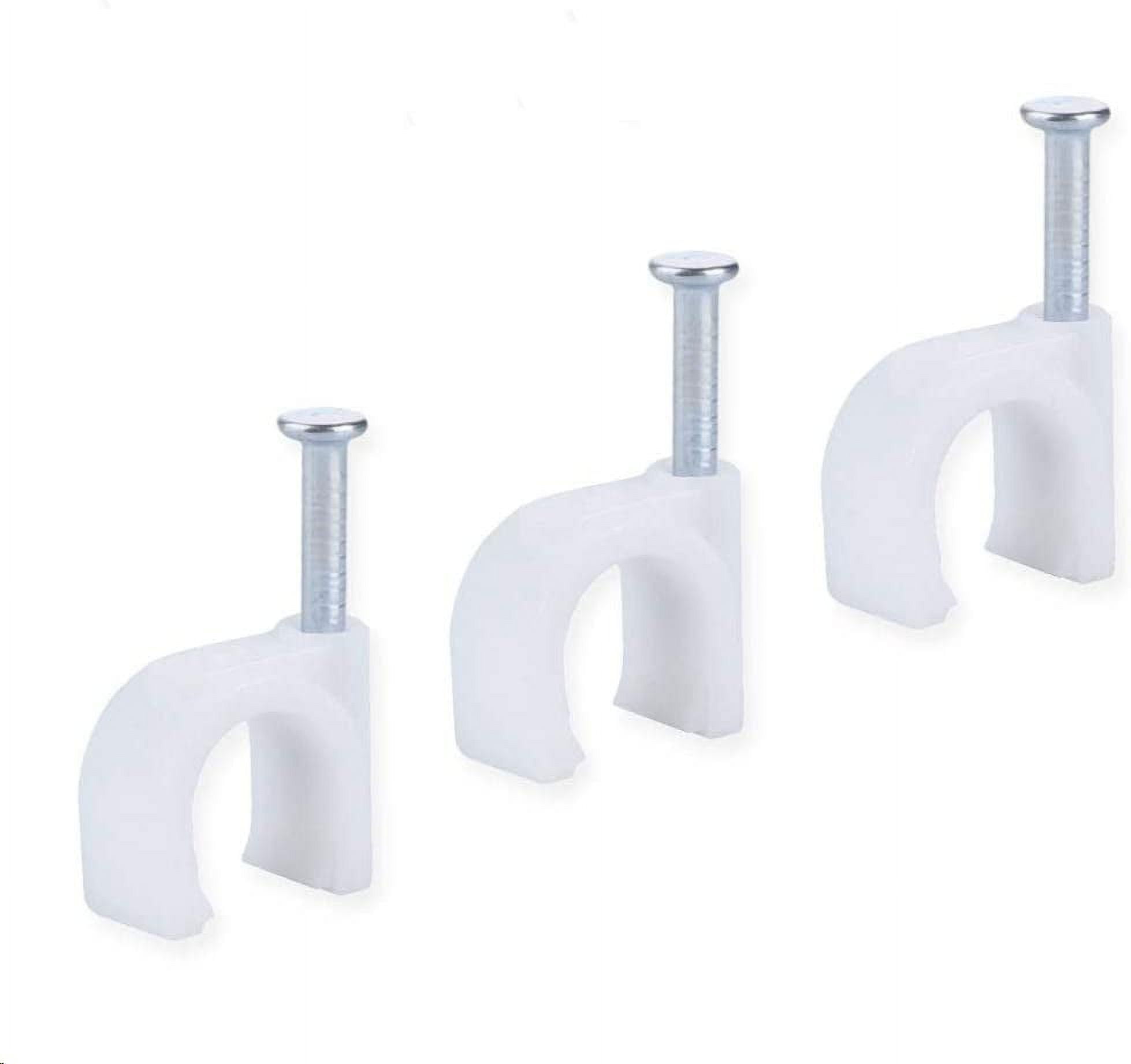 Round Cable Wire Clips 100 Pieces Electrical Cable Staples