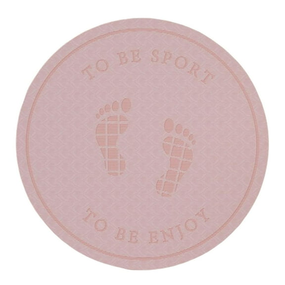 Round Exercise Mat Mute Blanket Rope Skipping Floors Protection Sports Non-Slip Pink