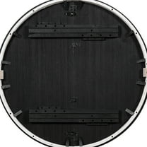 Round Extendable Solid Wood Table, Antique White   Oak Natural Style Decoration