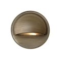 thumbnail image 1 of -Round Eyebrow Low Voltage 1 Light Deck/Step Lamp-3.5 inches Wide By 2 inches High-Matte Bronze Finish-T3 Lamp Base Type Bailey Street Home, 1 of 2