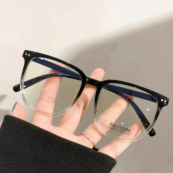 Round Eyewear Transparent Computer Glasses Frame Women Men Anti Blue Light Blocking Glasses Optical Spectacle Eyeglass
