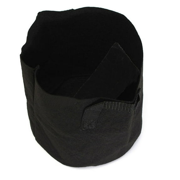Round Fabric Pots 1 Gallon Non-Woven Fabric Plant Grow Bag Aeration Root Container for Gardening Transplanting