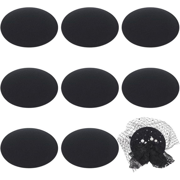 Round Fascinator Hat Base Sinamay Base Derby Cloth Women Sinamay Hat Base