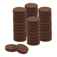 thumbnail image 1 of Round Felt Furniture Pads, 40Pack 0.8" Dia x 0.2" Thick Adhesive Backed Felt Non-slip Anti-scratch Felt Pads Chair Leg Protectors for Protecting Hardwood Floor, Brown, 1 of 7