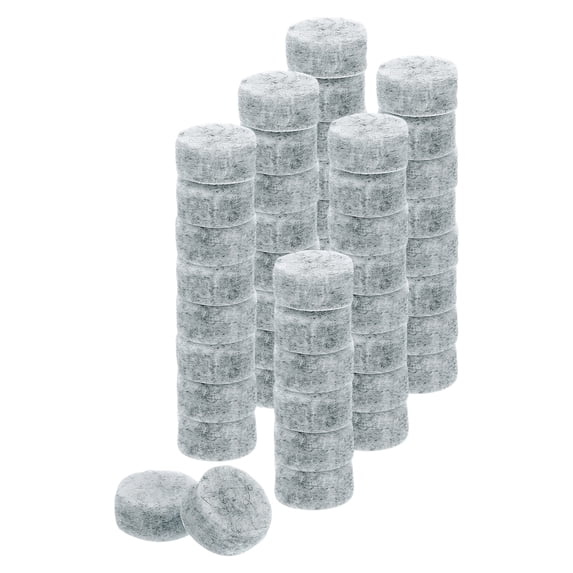 Round Felt Furniture Pads, 48Pack 0.4" Dia x 0.2" Thick Adhesive Backed Felt Non-slip Anti-scratch Felt Pads Chair Leg Protectors for Protecting Hardwood Floor, Gray