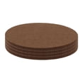 thumbnail image 1 of Round Felt Furniture Pads, 4Pack 3.9" Dia x 0.2" Thick Adhesive Backed Felt Non-slip Anti-scratch Felt Pads Chair Leg Protectors for Protecting Hardwood Floor, Brown, 1 of 7