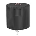 thumbnail image 1 of Round Fire Column Cover, Heavy Duty Waterproof Outdoor Cover for Fire Bowl and Patio Fire Table, Fire Feature Protector for Backyard, Porch, Deck, and Camping Gear, 24.02x26.77x0.39 Inch, 1 of 8
