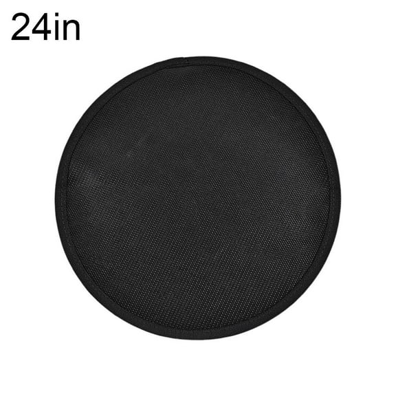 Round Fire Pit Mat Heat Insulated Fireproof Protector for Decks Patios Grass